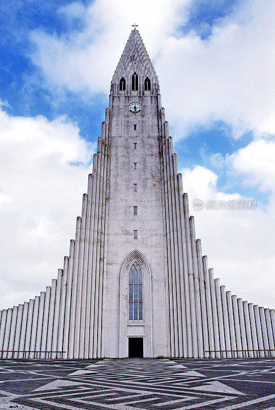 Hallgrímskirkja 教堂，雷克雅未克，冰岛